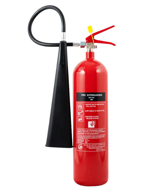 What are the general product materials of 5KG Carbon Steel Portable CO₂ Fire Extinguisher?